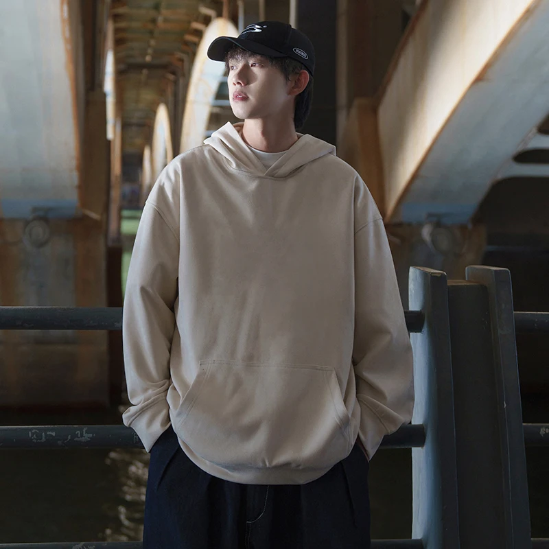 Men's Suede Hoody Oversized Sweatshirts Fall New Hooded Clothing Harajuku Gothic Solid Color Male Casual Y2k Hip Hop Pullovers
Men's Suede Hoody Oversized Sweatshirts Fall New Hooded Clothing Harajuku Gothic Solid Color Male Casual Y2k Hip Hop Pullovers