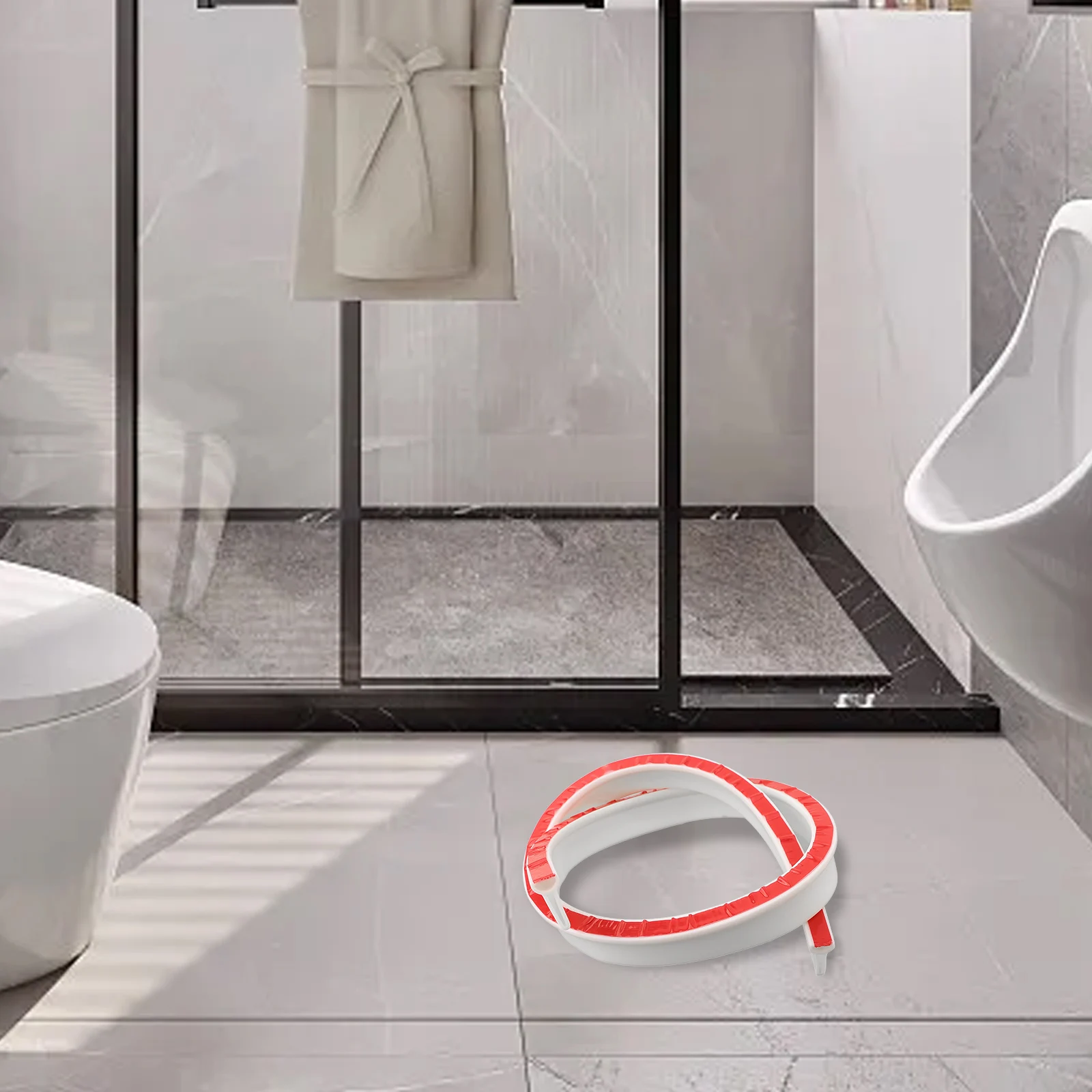 1pc Bathroom Water Stopper Blocker Shower Retaining Strip Water Partition Self-adhesive Leak Proof Home Tool Accessories
1pc Bathroom Water Stopper Blocker Shower Retaining Strip Water Partition Self-adhesive Leak Proof Home Tool Accessories