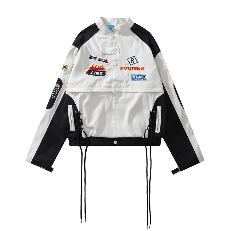 American Trendy Brand Jacket Men Embroidered Letters Casual Motorcycle Wear Detachable Unisex Top Coat Unisex Spring Autumn New
American Trendy Brand Jacket Men Embroidered Letters Casual Motorcycle Wear Detachable Unisex Top Coat Unisex Spring Autumn New