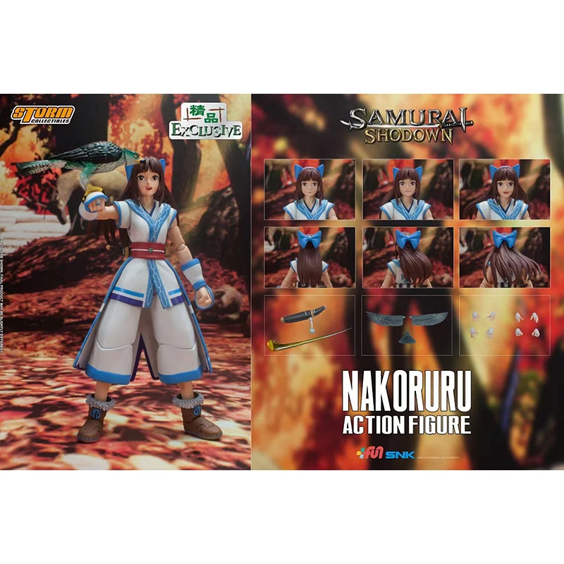 Storm Toys Nakoruru THEKINGOFFIGHTERS SNSS02A Anime Figure Model Collecile Action Toys
Storm Toys Nakoruru THEKINGOFFIGHTERS SNSS02A Anime Figure Model Collecile Action Toys
