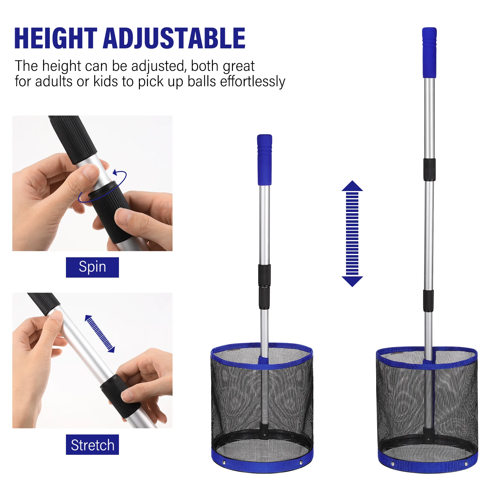 BESPORTBLE Pong Catcher Table Tennis Ball Picker Adjustable Balls Collector Holds Up to 120 Balls
BESPORTBLE Pong Catcher Table Tennis Ball Picker Adjustable Balls Collector Holds Up to 120 Balls