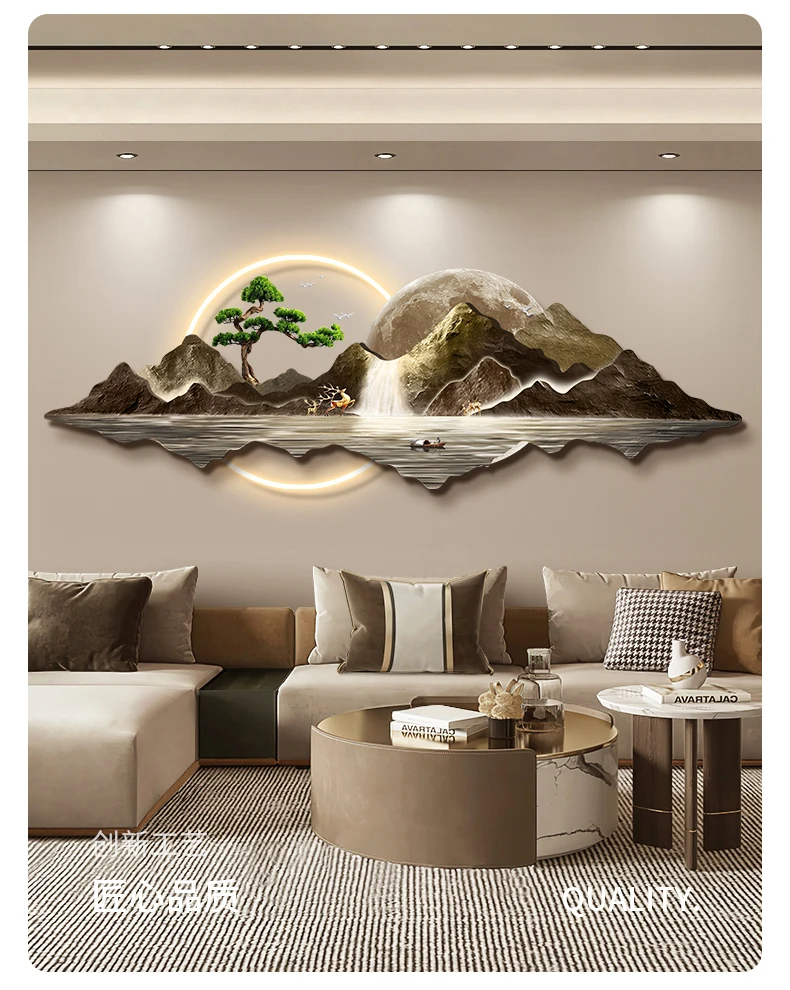 Light Luxury Clock Wall Chinese Modern Fashion Living Room Decorative Wall Watch Interior Design Horloge Murale Wall Decor Light Luxury Clock Wall Chinese Modern Fashion Living Room Decorative Wall Watch Interior Design Horloge Murale Wall Decor