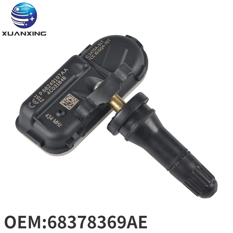68378369AE TPMS датчик давления в шинах Система мониторинга 434 МГц высокое качество для Jeep RAM 68324960AA 68249197AA 68378369AB
68378369AE TPMS датчик давления в шинах Система мониторинга 434 МГц высокое качество для Jeep RAM 68324960AA 68249197AA 68378369AB