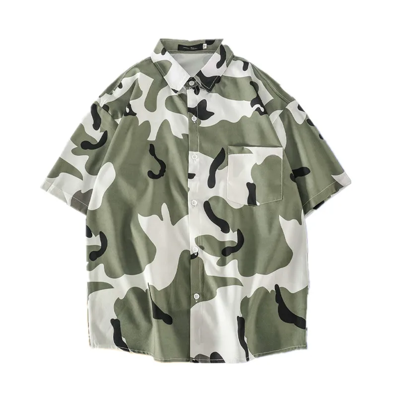 Y2K Mens Vintage Button Up Shirt Summer New Hawaiian Beach Shirts Mens Oversize Streetwear Short Sleeve Camouflage Shirt Koszula
Y2K Mens Vintage Button Up Shirt Summer New Hawaiian Beach Shirts Mens Oversize Streetwear Short Sleeve Camouflage Shirt Koszula