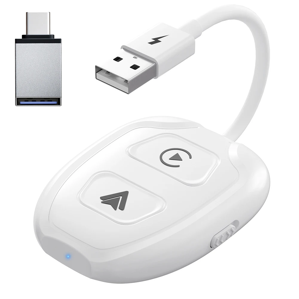 Wireless CarPlay Adapter Wired to Wireless Carplay Android Auto Wireless Adapter 2 In 1 Dongle USB Connect Car Adapter Smart Box
Wireless CarPlay Adapter Wired to Wireless Carplay Android Auto Wireless Adapter 2 In 1 Dongle USB Connect Car Adapter Smart Box