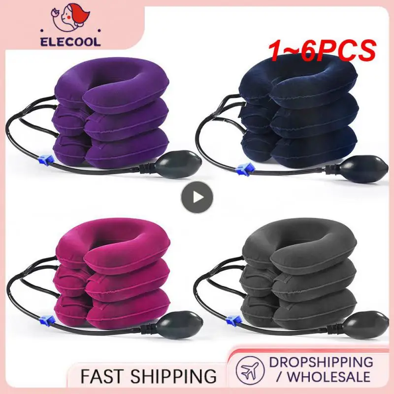 1~6PCS Neck Stretcher Inflatable Air Cervical Traction Relax 1 Tube House Devices Orthopedic Pillow Collar Pain Relief 
1~6PCS Neck Stretcher Inflatable Air Cervical Traction Relax 1 Tube House Devices Orthopedic Pillow Collar Pain Relief