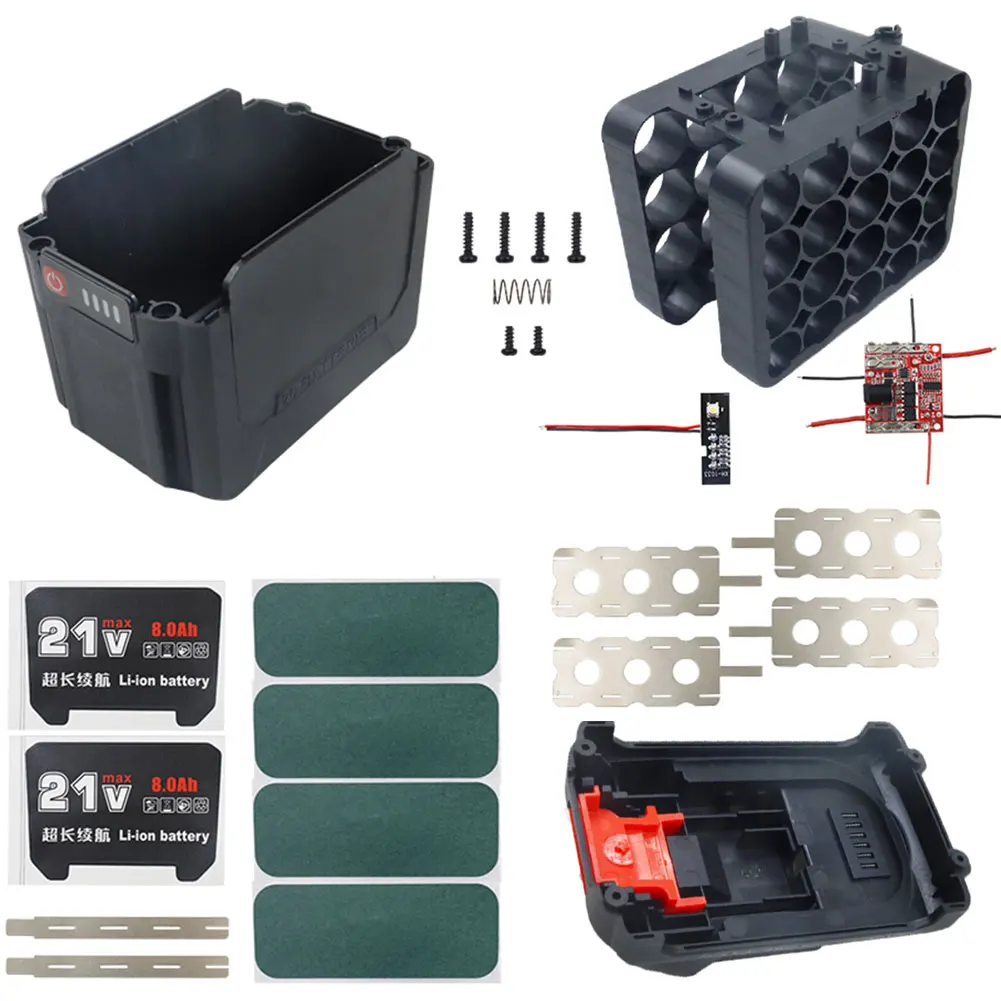 1set Li-Ion Battery Case Protection Circuit Board PCB For For Lomvum Zhipu Hongsong 18V Lithium Battery Case Accessries
1set Li-Ion Battery Case Protection Circuit Board PCB For For Lomvum Zhipu Hongsong 18V Lithium Battery Case Accessries