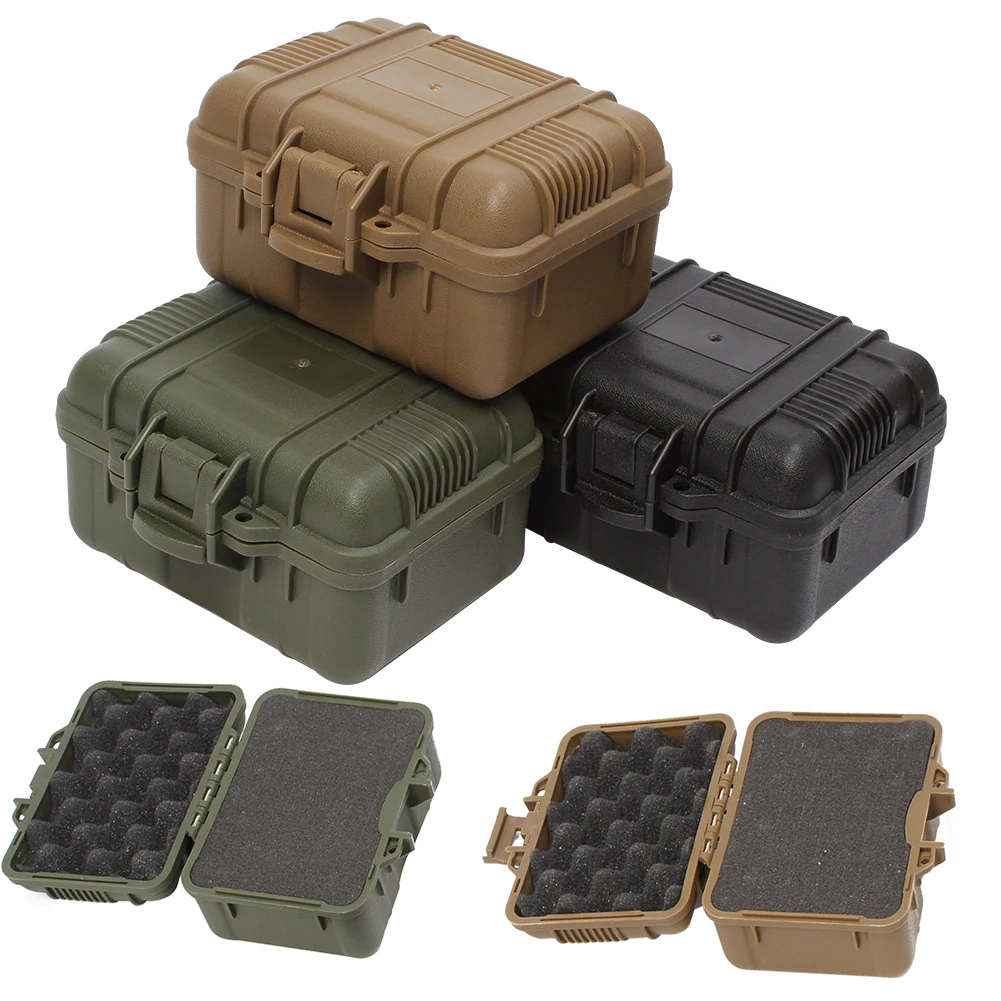

Sealed Organizer Case Box Equipment Portable Safety Outdoo Instrument Shockproof Tool Collectible Case Plastic Small Storage