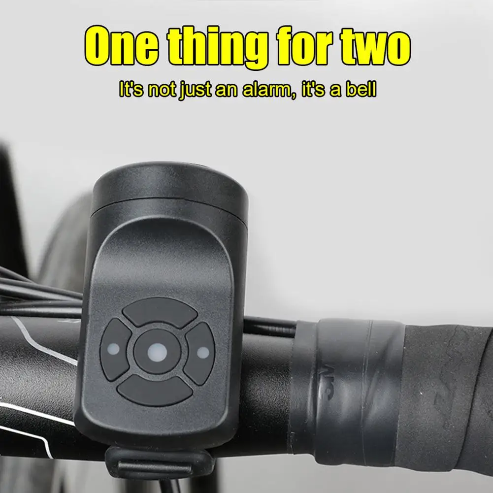 

Electric Bicycle Horn Rechargeable Super Loud Bike Bell Alarm Accessories Equipment Handlebar Black Horn Cycling R4R1