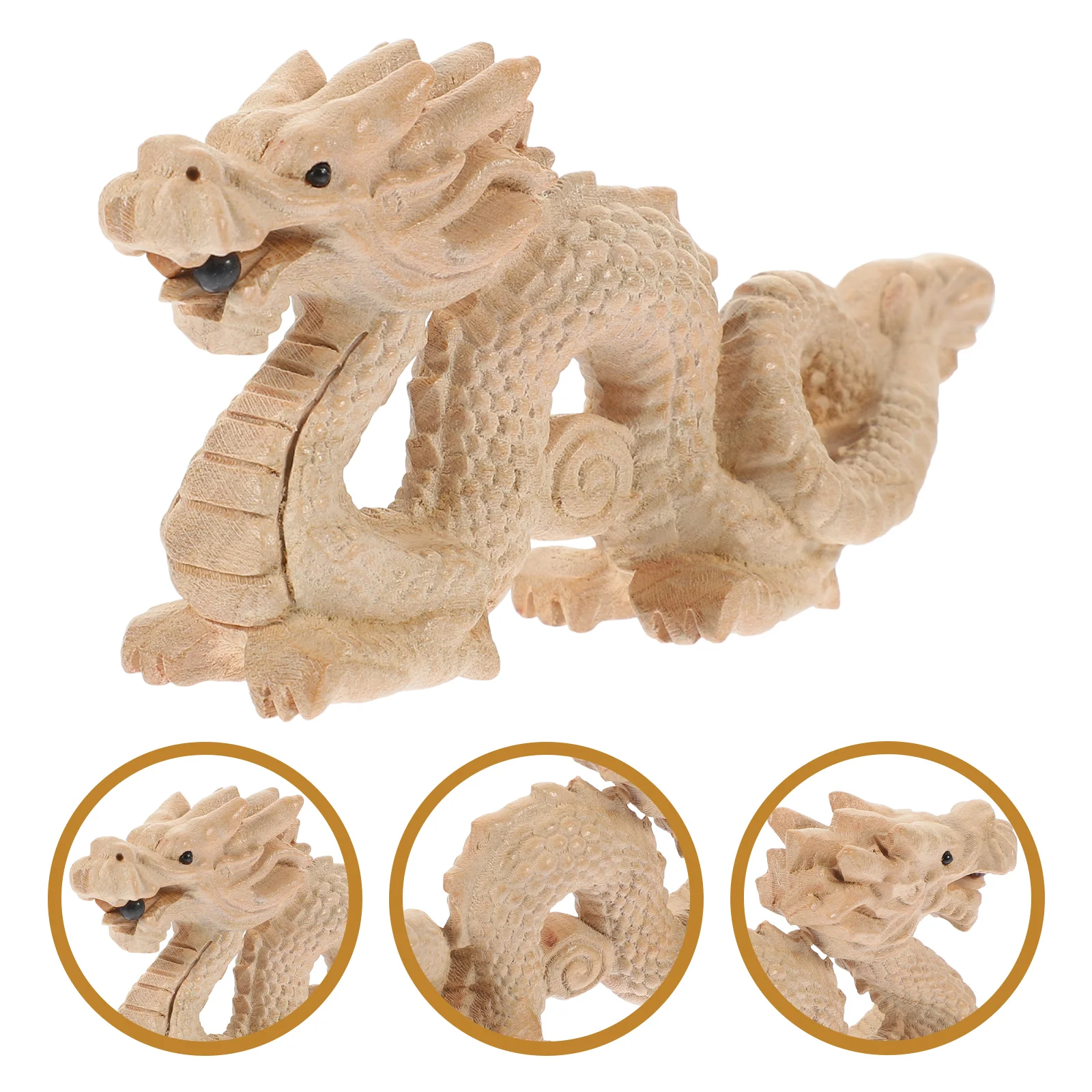 Dragon Statue Wooden Dragon Sculpture Dragon Figurine Dragon Ornament Home Living Room Bedroom Office Figurines Craft Decoration
Dragon Statue Wooden Dragon Sculpture Dragon Figurine Dragon Ornament Home Living Room Bedroom Office Figurines Craft Decoration