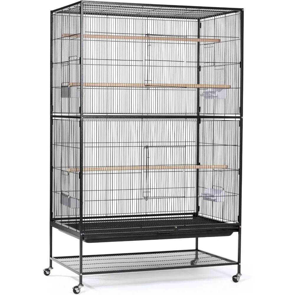 Hendryx F050 Pet Products Wrought Iron Flight Cage, X-Large, Hammertone Black,Suitable for various bird species,37"Lx23"Wx60"H
Hendryx F050 Pet Products Wrought Iron Flight Cage, X-Large, Hammertone Black,Suitable for various bird species,37"Lx23"Wx60"H
