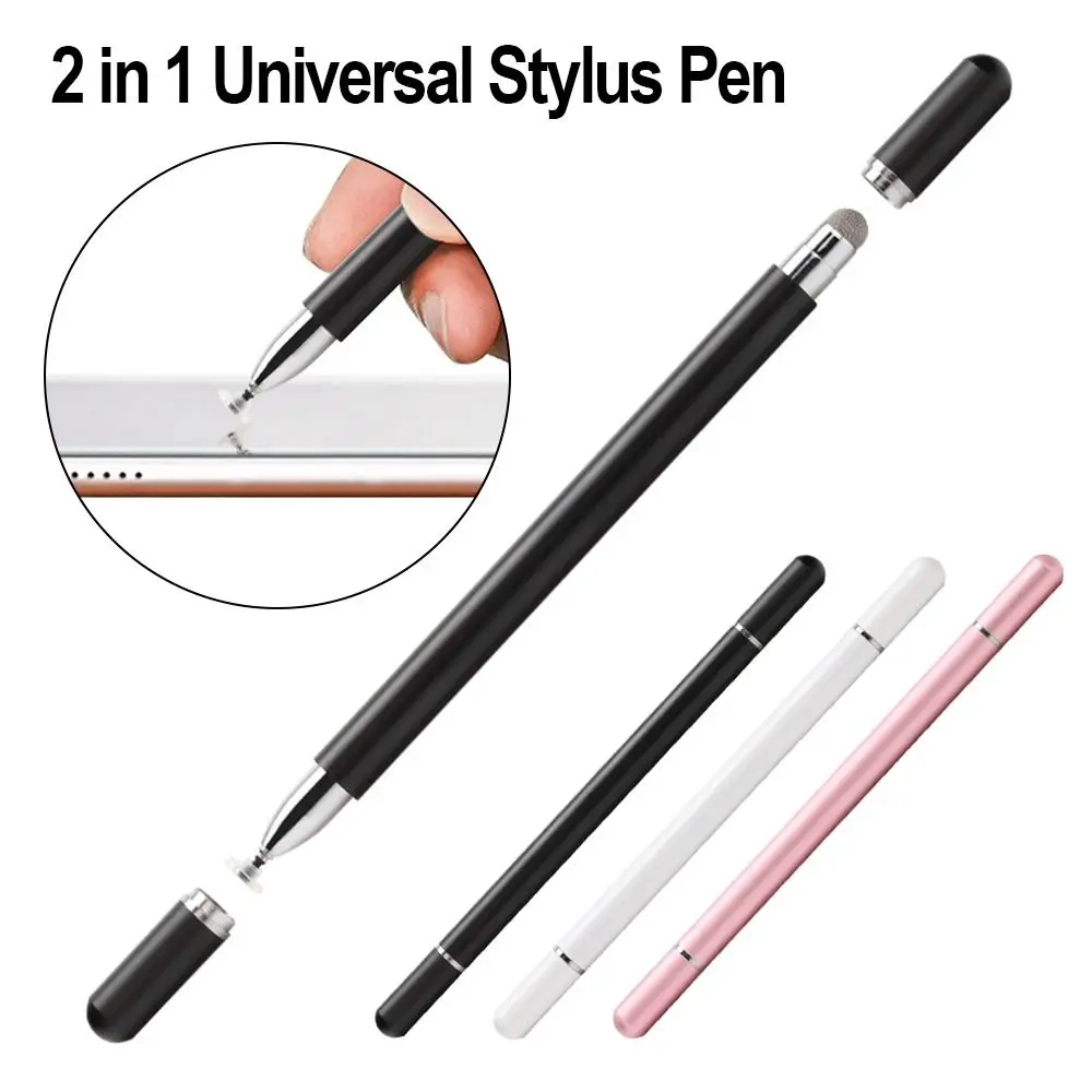 2 in 1 Universal Stylus Pen For Tablet Accessories Drawing Tablet Capacitive Screen Touch Pen For Android Mobile Tablets Pen
2 in 1 Universal Stylus Pen For Tablet Accessories Drawing Tablet Capacitive Screen Touch Pen For Android Mobile Tablets Pen