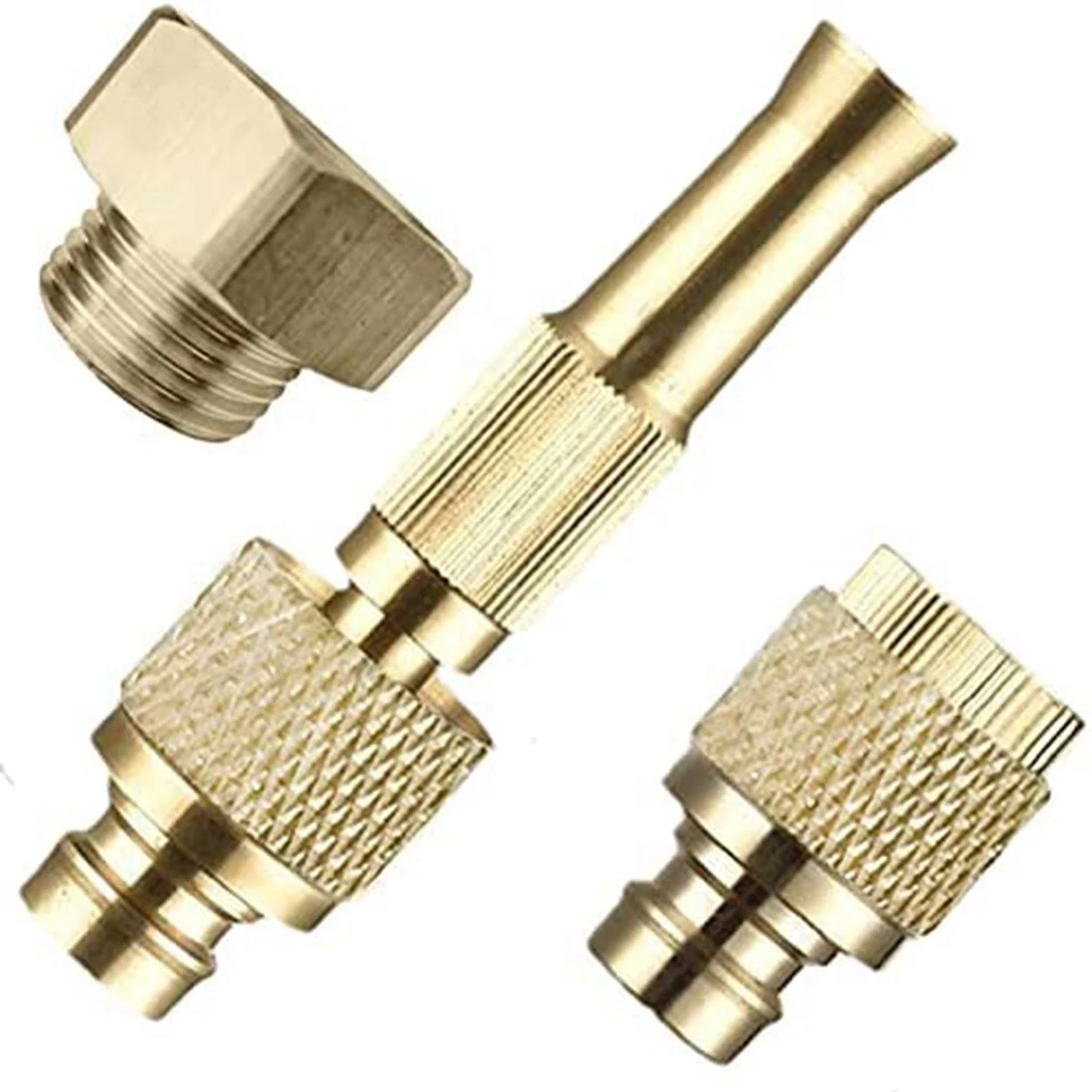 Garden Water Hose Nozzle Hose Sprayer Nozzle High Pressure Brass Adjustable Twist Jet For Washing Car Glass Floors Etc
Garden Water Hose Nozzle Hose Sprayer Nozzle High Pressure Brass Adjustable Twist Jet For Washing Car Glass Floors Etc