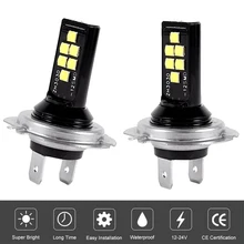 Led Car Lamps 2pcs Led Bulb H7 12w 6000k H7 Led Car Anti-fog Light Bulb 1200lm Headlight Bulbs 12smd 3030 Auto Parts Lamp Parts
Led Car Lamps 2pcs Led Bulb H7 12w 6000k H7 Led Car Anti-fog Light Bulb 1200lm Headlight Bulbs 12smd 3030 Auto Parts Lamp Parts