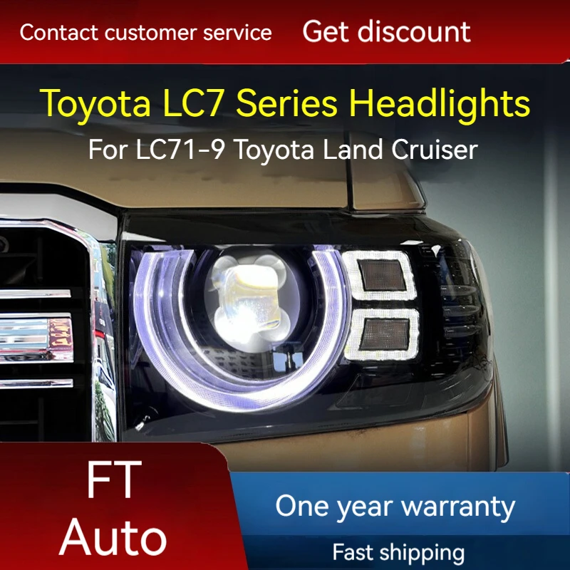 Car lights For Toyota LC70-79 Land Cruiser LC7 series headlight assembly modified LED lens daytime running lights
Car lights For Toyota LC70-79 Land Cruiser LC7 series headlight assembly modified LED lens daytime running lights
