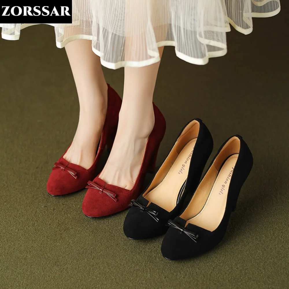Plus Size OL Office Lady Shoes Kid Suede High Heels Woman Shoes Pointed Toe Dress Shoes Basic Pumps Women Boat Zapatos Mujer
Plus Size OL Office Lady Shoes Kid Suede High Heels Woman Shoes Pointed Toe Dress Shoes Basic Pumps Women Boat Zapatos Mujer