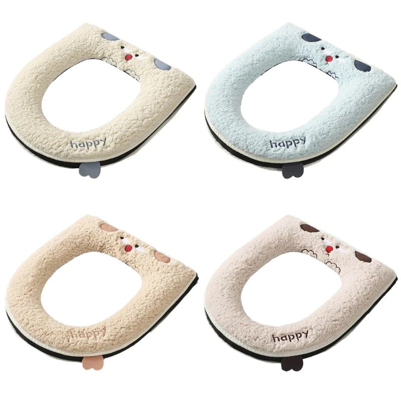 Чехол на сиденье унитаза, коврик для подушки сиденья в ванной комнате с застежкой-молнией и стильной ручкой 
Чехол на сиденье унитаза, коврик для подушки сиденья в ванной комнате с застежкой-молнией и стильной ручкой