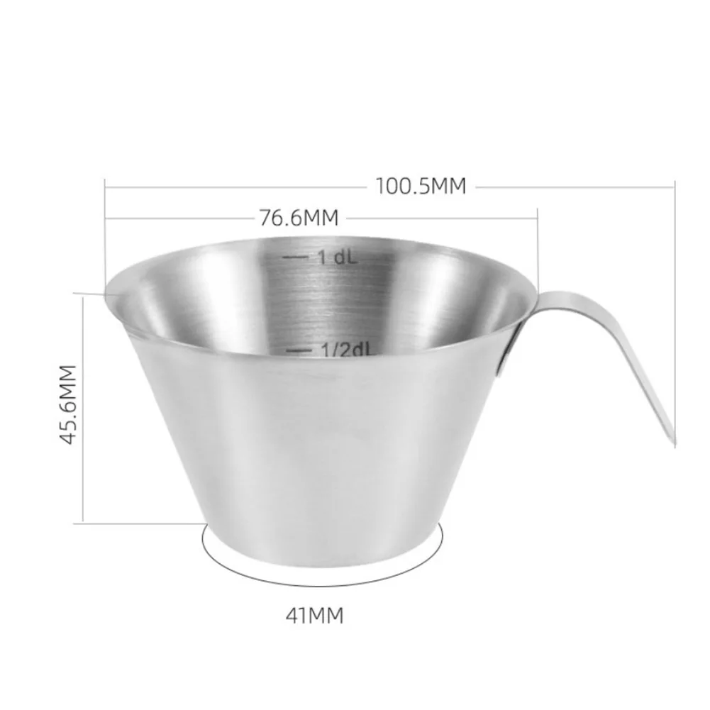 Extraction Cup Measuring Cup Dining Gadgets 100.5 X 46.5 X 41mm 100ml 1pc 304 Stainless Steel 36g 50ml Cocktails
Extraction Cup Measuring Cup Dining Gadgets 100.5 X 46.5 X 41mm 100ml 1pc 304 Stainless Steel 36g 50ml Cocktails