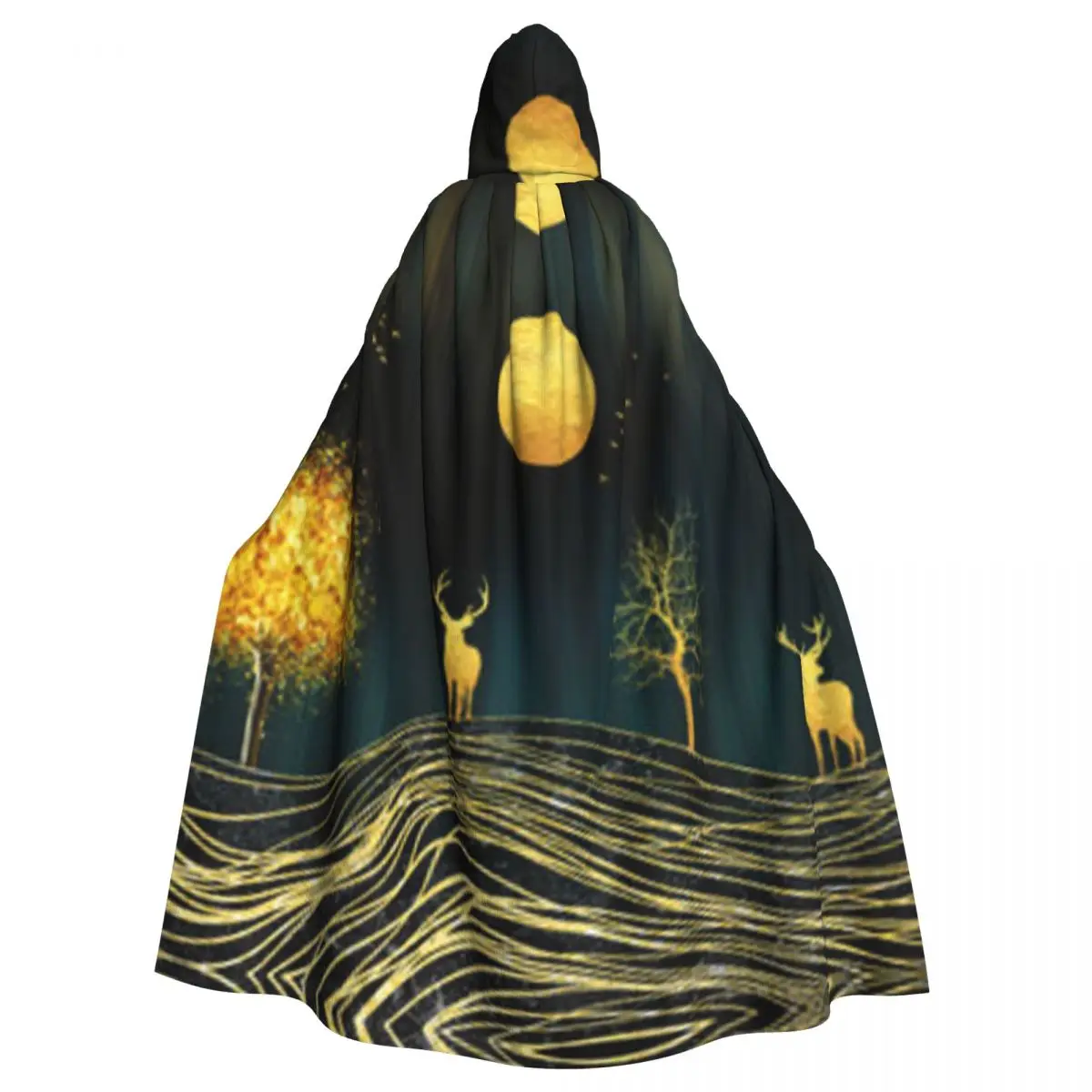 Night Landscape Gold Waves Cloak Hooded Cosplay Costume Halloween Adult Long Party Cape
Night Landscape Gold Waves Cloak Hooded Cosplay Costume Halloween Adult Long Party Cape