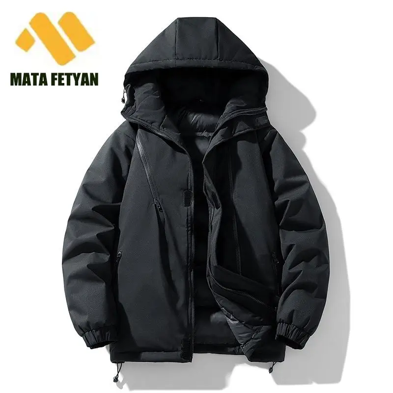 High Quality Winter Solid Thicken Hooded Jacket Fashion Warm Casual Loose Zipper Cotton Padded Coat
High Quality Winter Solid Thicken Hooded Jacket Fashion Warm Casual Loose Zipper Cotton Padded Coat