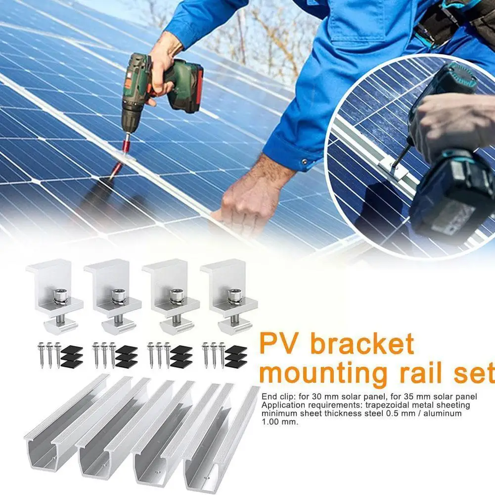 Solar Panel Photovoltaic Bracket Mounting Rail PV Middle End Clamp Aluminium Clamp Solar 35mm Module 30mm Profile I8P6
Solar Panel Photovoltaic Bracket Mounting Rail PV Middle End Clamp Aluminium Clamp Solar 35mm Module 30mm Profile I8P6