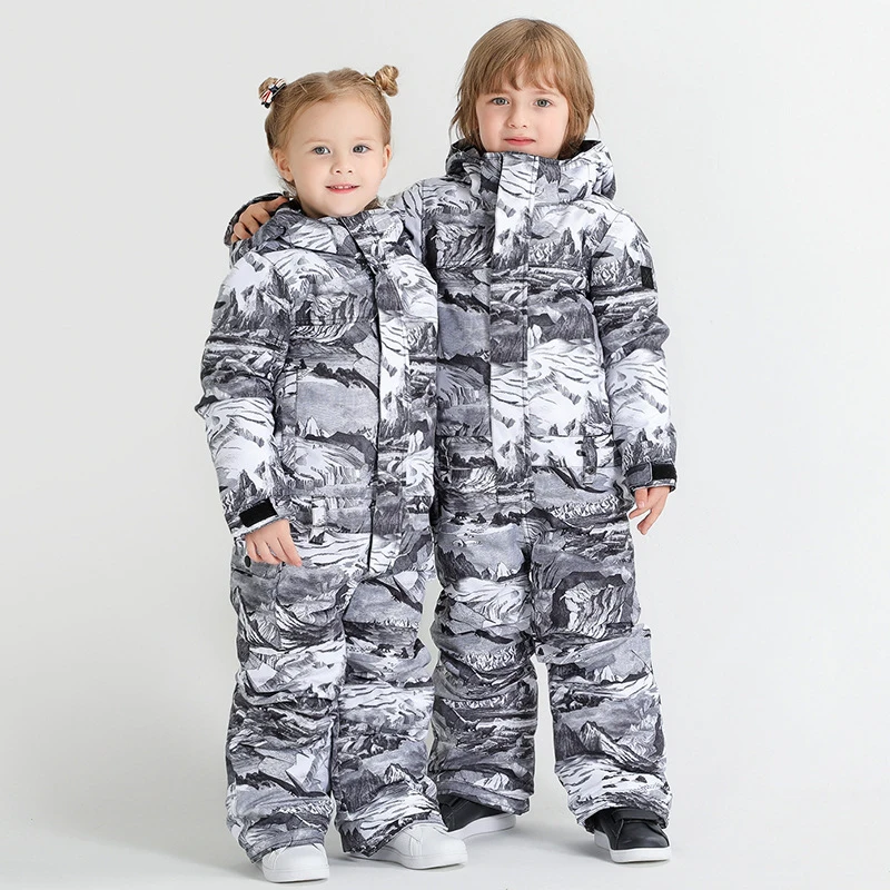 Children One Piece Ski Suit Boy Girl Snow Clothing Windproof Waterproof Outdoor Sports Skiing Snowboarding Breathable Jumpsuit
Children One Piece Ski Suit Boy Girl Snow Clothing Windproof Waterproof Outdoor Sports Skiing Snowboarding Breathable Jumpsuit