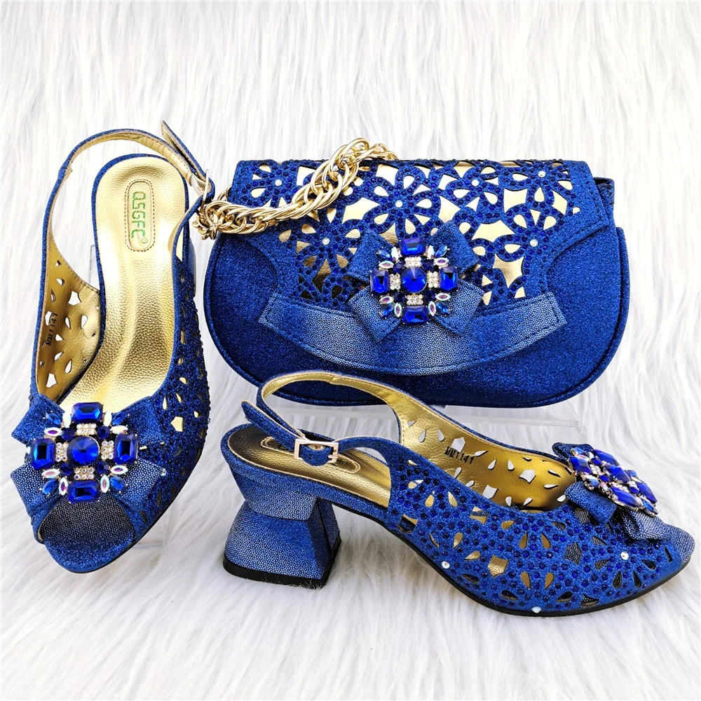 Shoes And Purse Set 2023 Product Semi-Circle Design Hollow Splicing Style Bag Big Diamond Decoration Noble Shoes
Shoes And Purse Set 2023 Product Semi-Circle Design Hollow Splicing Style Bag Big Diamond Decoration Noble Shoes