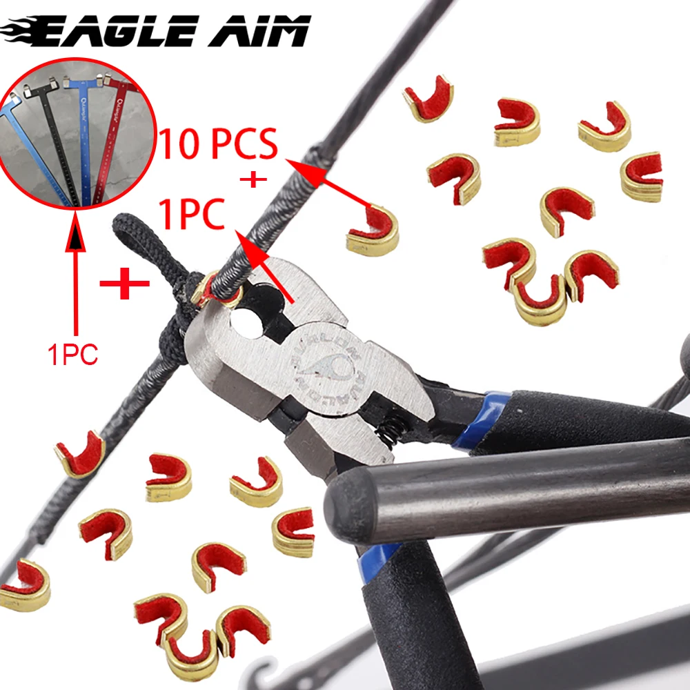 Archery Arrow Brass Bowstring Nocks Buckle Clip Archery Bow Clip D Loop Pliers T Shape Measurement Ruler Set Pliers Clamping Bow
Archery Arrow Brass Bowstring Nocks Buckle Clip Archery Bow Clip D Loop Pliers T Shape Measurement Ruler Set Pliers Clamping Bow