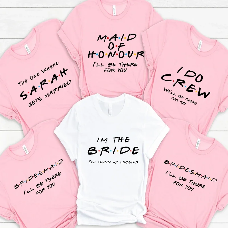 Tee Women T Shirt Summer Oversized T-shirt FRIENDS Themed Hen Bachelorette Party Tshirts Casual Short Sleeve O-neck Tops Tees
Tee Women T Shirt Summer Oversized T-shirt FRIENDS Themed Hen Bachelorette Party Tshirts Casual Short Sleeve O-neck Tops Tees
