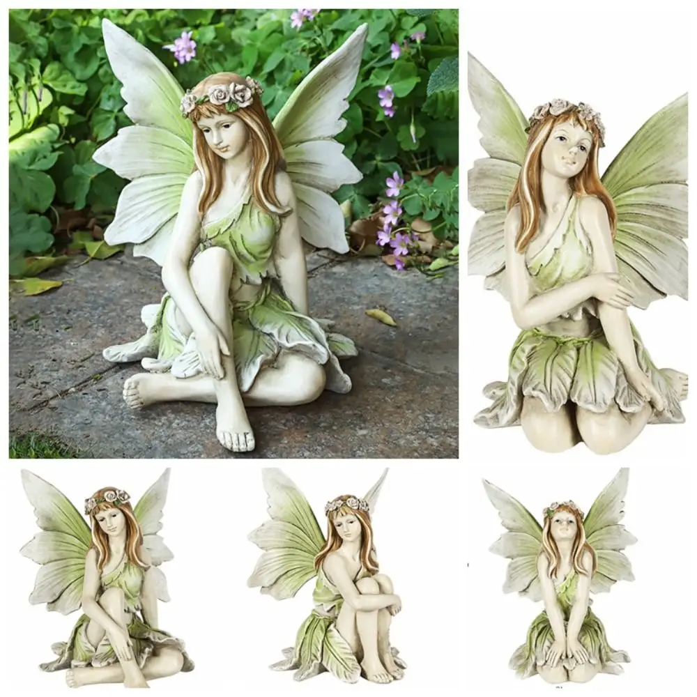 Realistic Flower Fairy Statue Funny Resin Angel Garden Statue Handmade Waterproof Garden Girl Statue Living Room
Realistic Flower Fairy Statue Funny Resin Angel Garden Statue Handmade Waterproof Garden Girl Statue Living Room