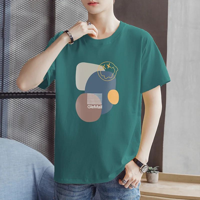 Мужская футболка хлопковая футболка с коротким рукавом tee top
Мужская футболка хлопковая футболка с коротким рукавом tee top