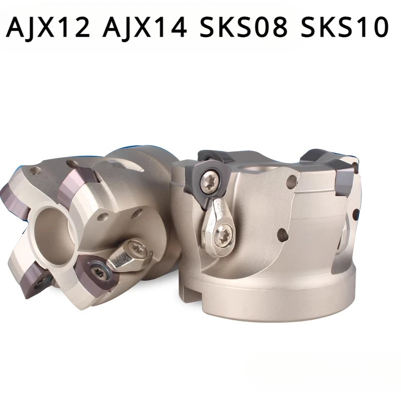 

Фрезы Инструменты AJX12 50-22-3T AJX12 63-22-4T сменная торцевая фреза фрезерная головка AJX12 AJX14 SKS10 SKS08 50