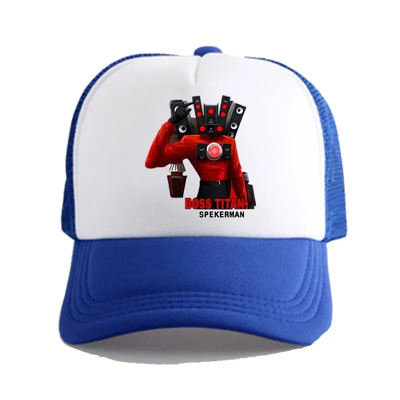 Skibidi Toilet Titan Speakerman Children's Baseball Cap Anime Boy Hat 48-54CM Adjustable Kids Cotton Sun Hat Outdoor Visor Hats
Skibidi Toilet Titan Speakerman Children's Baseball Cap Anime Boy Hat 48-54CM Adjustable Kids Cotton Sun Hat Outdoor Visor Hats
