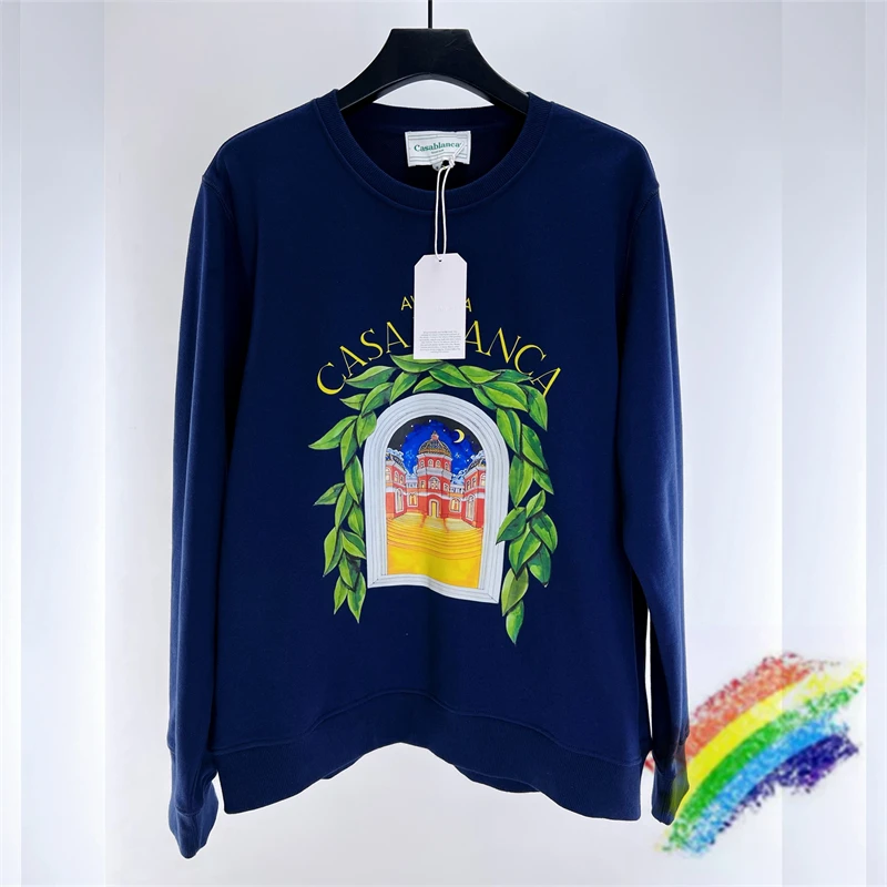 Castle Print Casablanca Sweatshirts Men Women 1:1 Top Quality Hoodie Crewneck
Castle Print Casablanca Sweatshirts Men Women 1:1 Top Quality Hoodie Crewneck