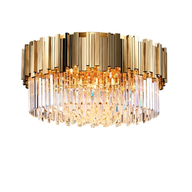 Modern Crystal Gold Chandelier Lighting LED Lamp Living Room Bedroom Decor Chandeliers Kitchen Island Indoor Light Fixtures
Modern Crystal Gold Chandelier Lighting LED Lamp Living Room Bedroom Decor Chandeliers Kitchen Island Indoor Light Fixtures