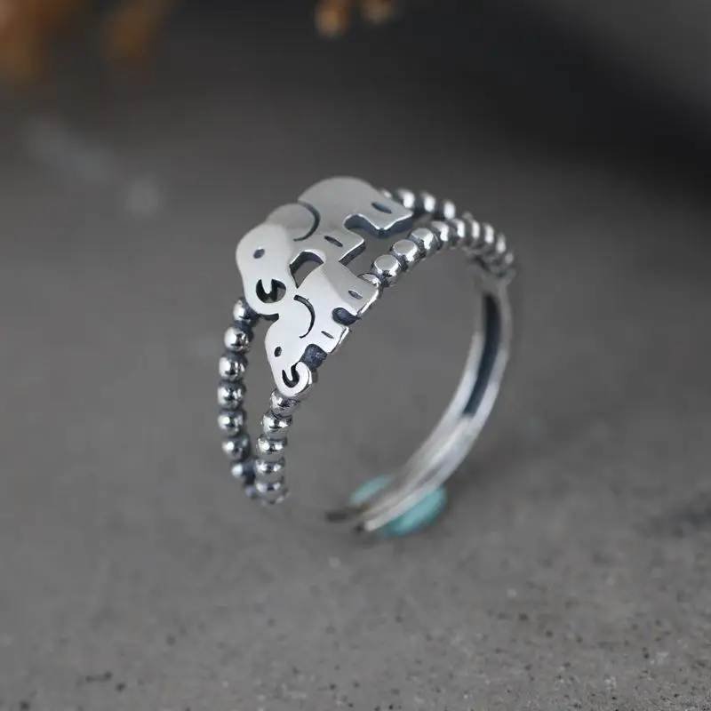 Vintage Fashion Silver Color Elephant Open Ring Unisex Personality Ring Banquet Jewelry Accessories Gift
Vintage Fashion Silver Color Elephant Open Ring Unisex Personality Ring Banquet Jewelry Accessories Gift