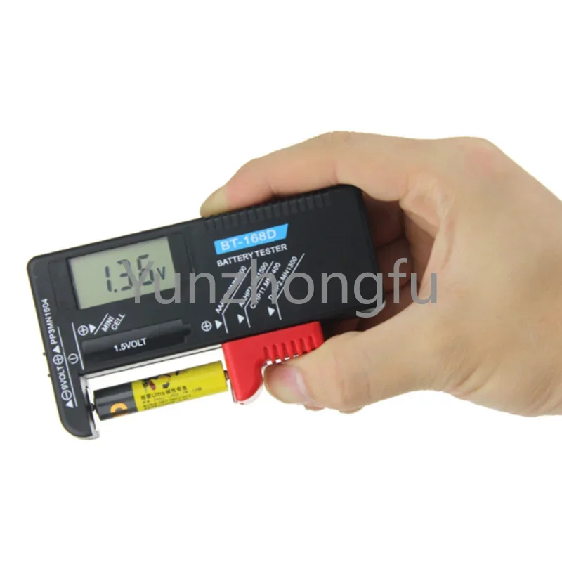 Digital Battery Tester for AAA AA C D 9V 1.5V Small Batteries Button Cell
Digital Battery Tester for AAA AA C D 9V 1.5V Small Batteries Button Cell