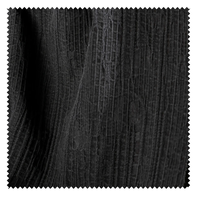 

Fabric Wide150cmx50cm Pure Cotton Black Strip Three-Dimensional Texture Soft DIY Hand-Stitched Trench Coat AutumnWinter Clothing
