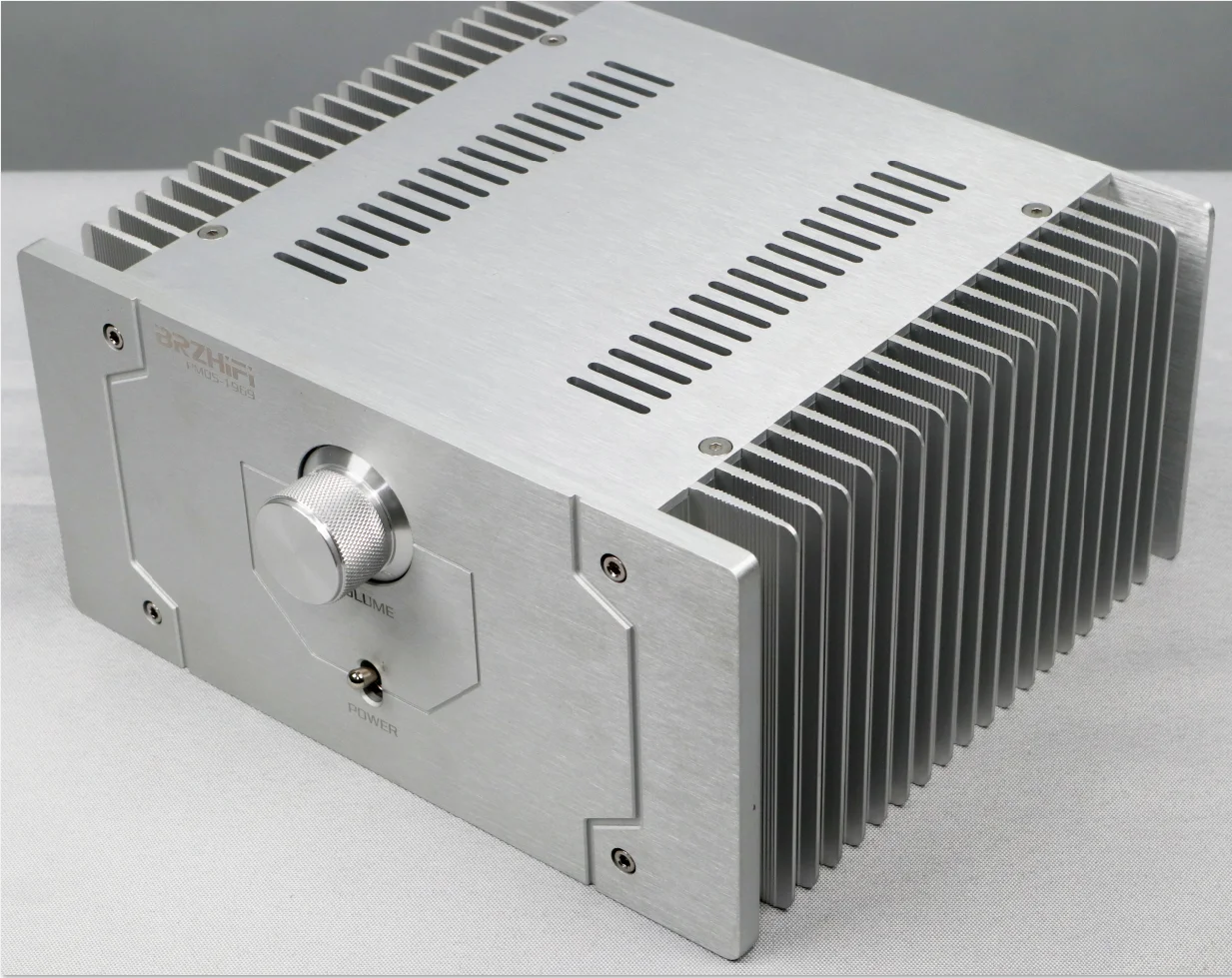 

All-aluminum chassis Seiko all-silver 2020-1969 two-side cooling power amplifier chassis