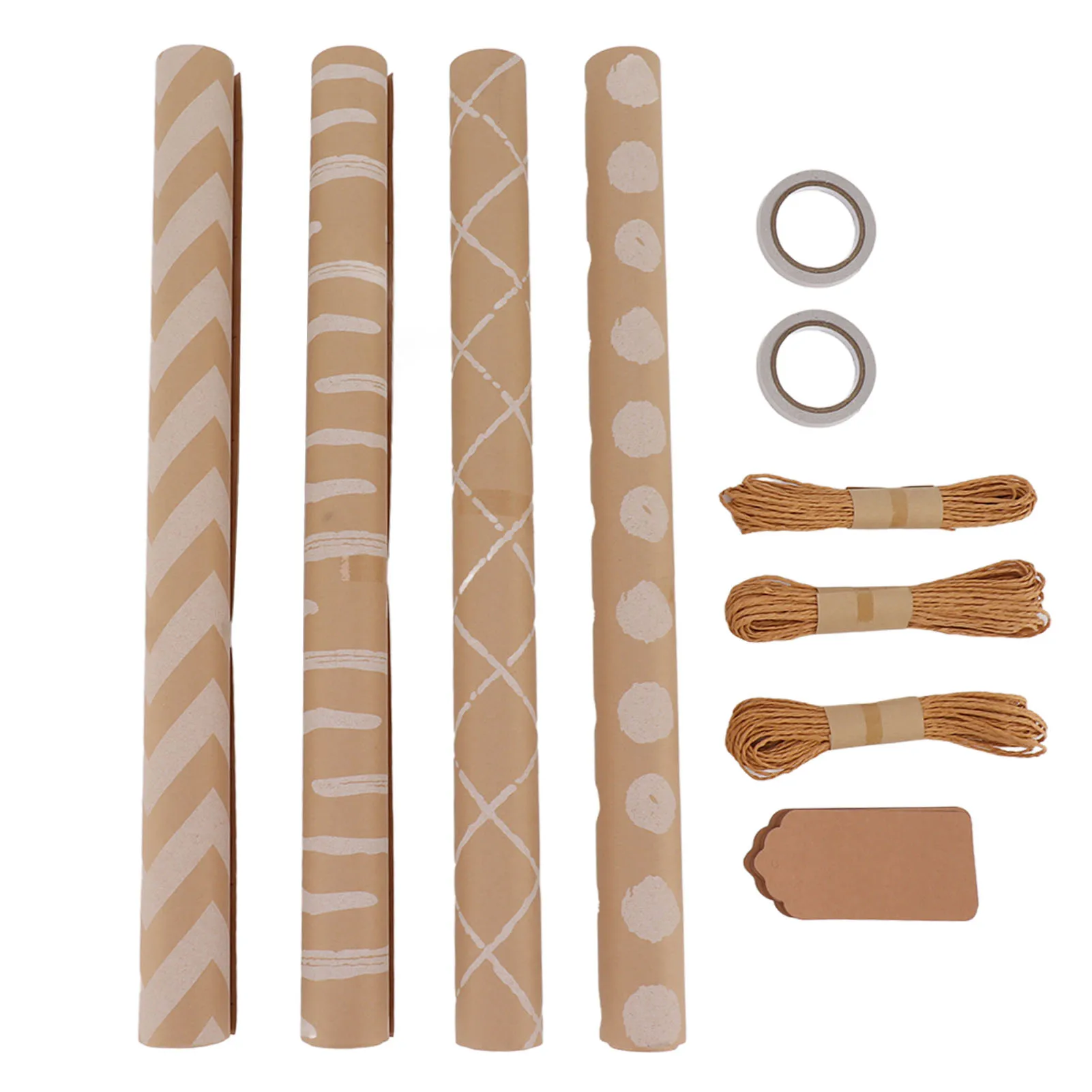Wrapping Paper Set Multipurpose Environmentally Friendly Kraft Wrapping-Paper Rolls With Tags For Xmas Birthday Wedding Gift
Wrapping Paper Set Multipurpose Environmentally Friendly Kraft Wrapping-Paper Rolls With Tags For Xmas Birthday Wedding Gift