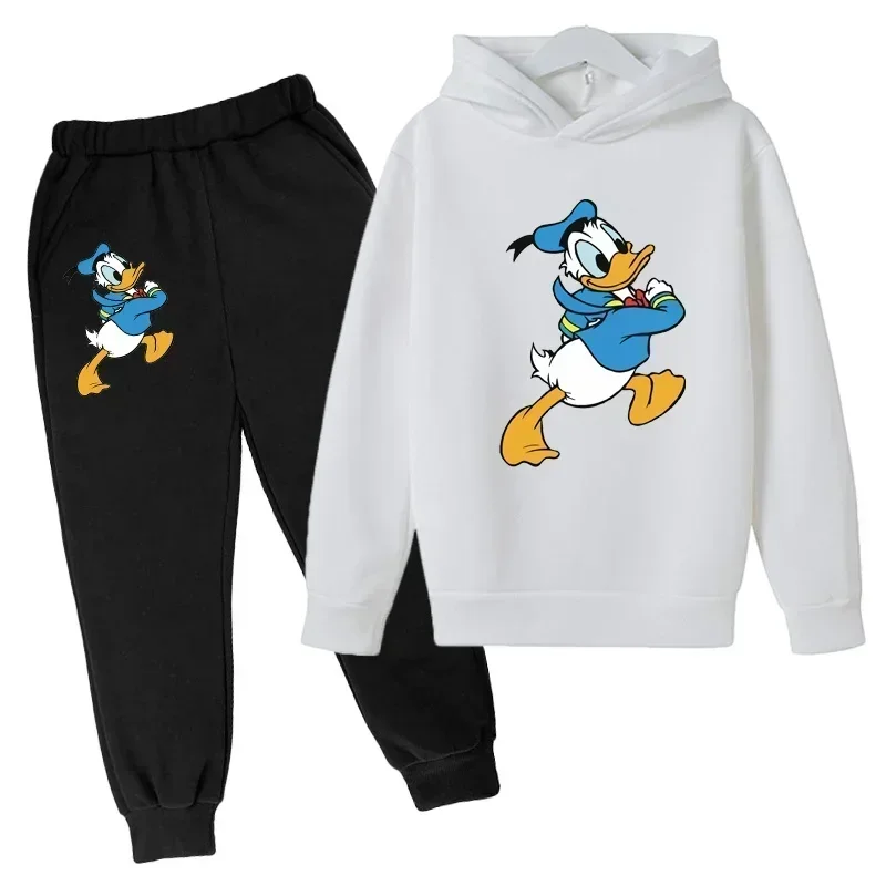 Disney Donald Duck Kids Two Piece Set Mickey Mouse Boys Girls Clothes Hoodie+Pants Sweatshirt Tops Girl Hoodies Coat Clothing
Disney Donald Duck Kids Two Piece Set Mickey Mouse Boys Girls Clothes Hoodie+Pants Sweatshirt Tops Girl Hoodies Coat Clothing