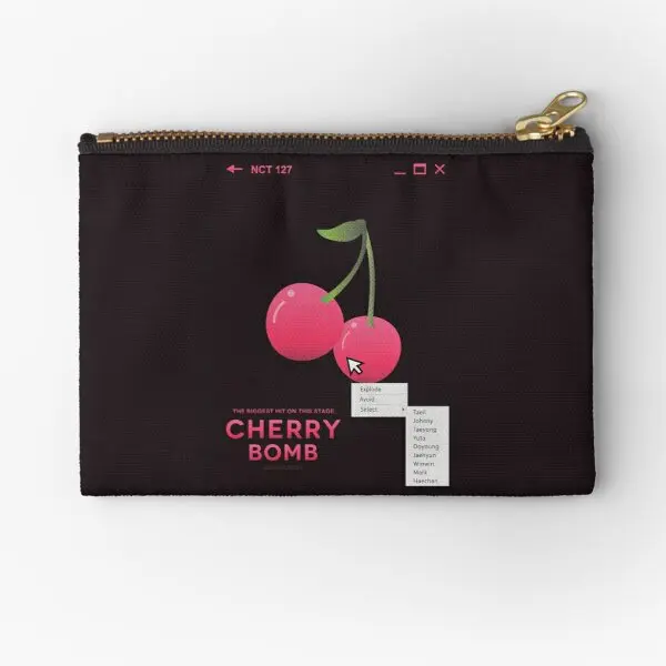 Чехлы на молнии Cherry Bomb на выбор, нижнее белье, косметика для денег, носков, бумажник, чистая упаковка для трусиков, Маленькая женская сумка для хранения монет и ключей
Чехлы на молнии Cherry Bomb на выбор, нижнее белье, косметика для денег, носков, бумажник, чистая упаковка для трусиков, Маленькая женская сумка для хранения монет и ключей