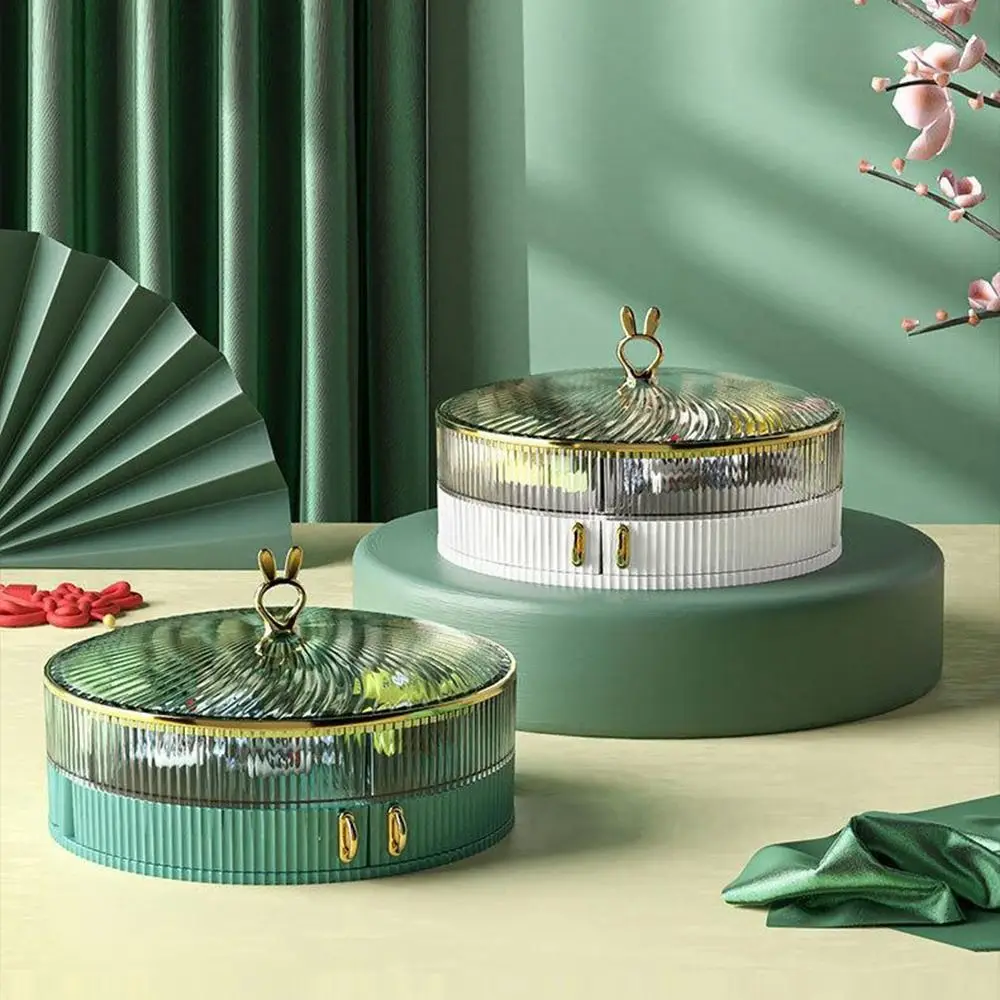 Герметичный поднос для сушеных фруктов, роскошная Пыленепроницаемая пластиковая вращающаяся тарелка для сушеных фруктов с ручкой, влагостойкая коробка для закусок, для дома
Герметичный поднос для сушеных фруктов, роскошная Пыленепроницаемая пластиковая вращающаяся тарелка для сушеных фруктов с ручкой, влагостойкая коробка для закусок, для дома