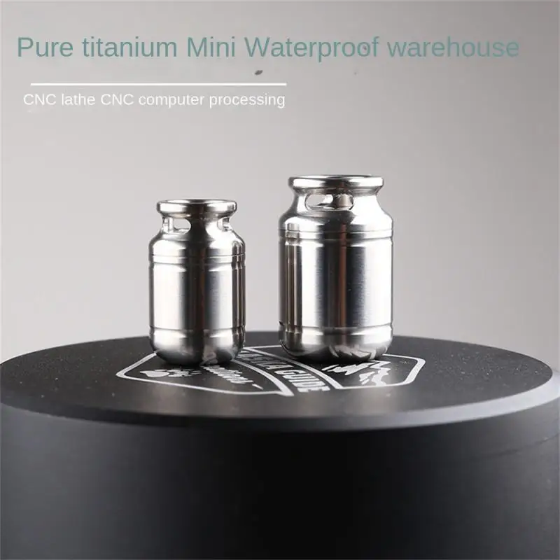 Silo Pure Titanium Corrosion Resistance Waterproof Light Weight High Hardness Outdoor Accessories Medicine Bottle Portable Bin
Silo Pure Titanium Corrosion Resistance Waterproof Light Weight High Hardness Outdoor Accessories Medicine Bottle Portable Bin
