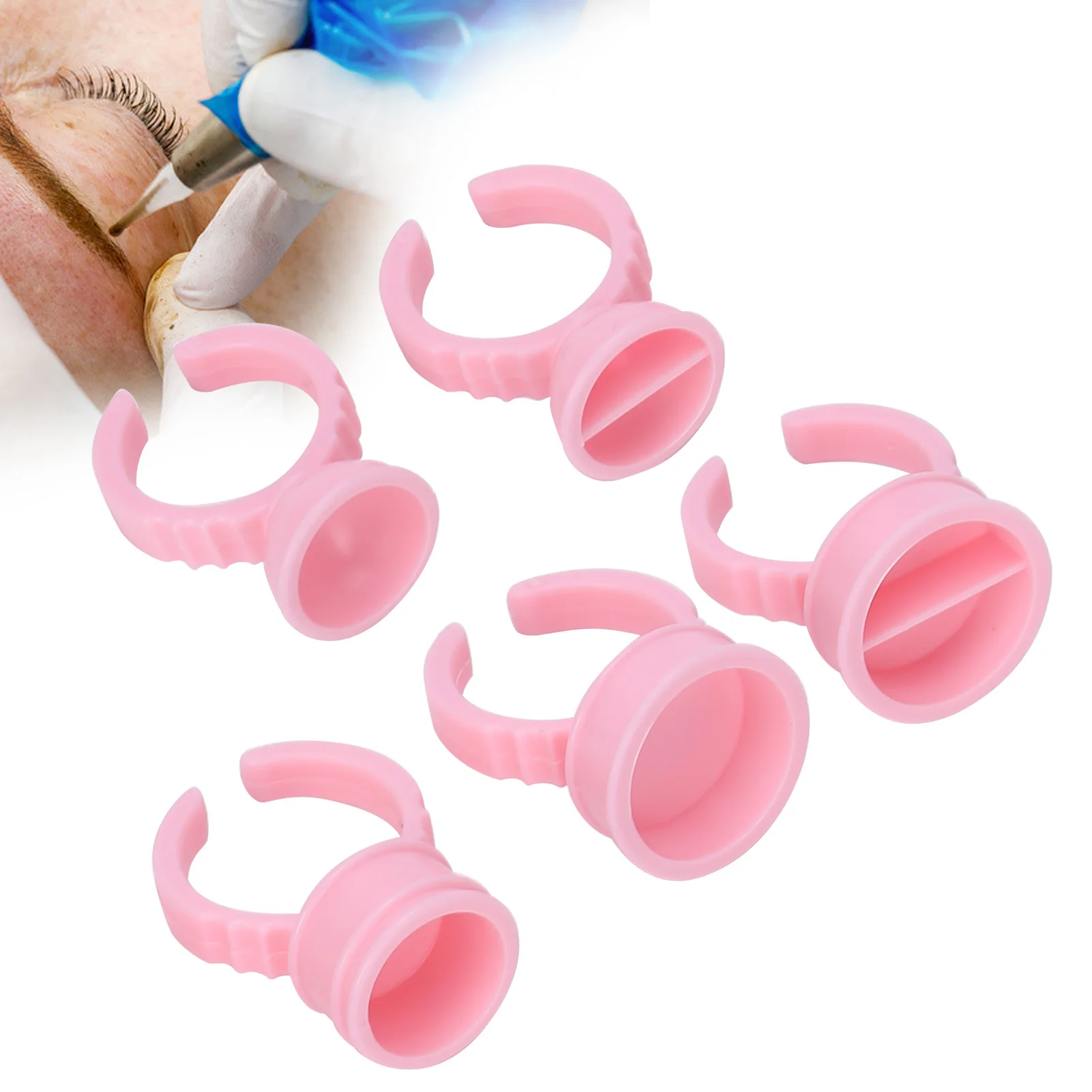 1000pcs DisposableTattoo Ink Ring Cups Pigment Cups Adjustable Eyelash Grafting Tool Tattoo Needle Accessorie Makeup Tattoo Tool
1000pcs DisposableTattoo Ink Ring Cups Pigment Cups Adjustable Eyelash Grafting Tool Tattoo Needle Accessorie Makeup Tattoo Tool