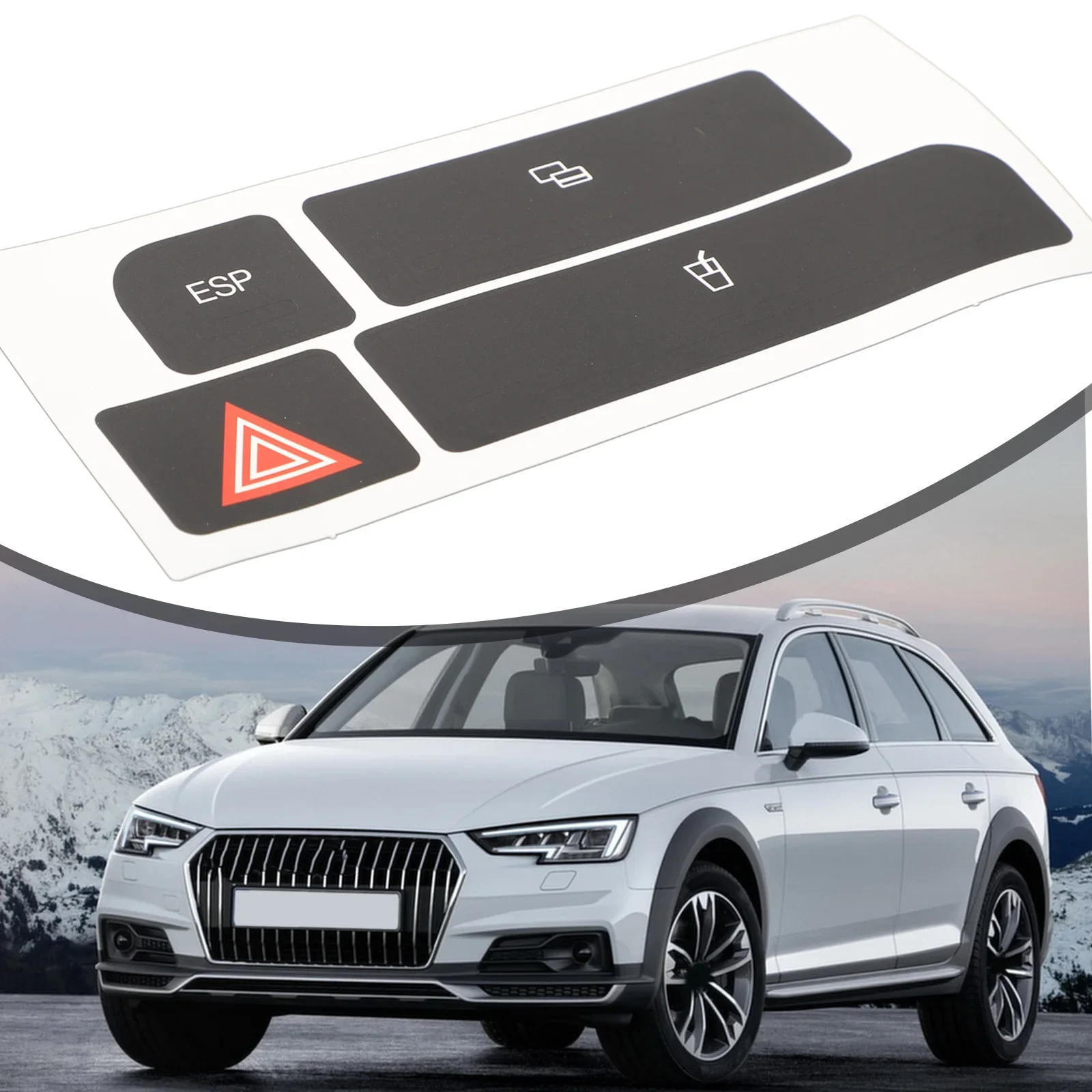 1×For A4 04-06 ESP Auto Flash Switch Button Covers Cup Holder Sticker Repair Button Knob Switch Interior Decor Car Styling-
1×For A4 04-06 ESP Auto Flash Switch Button Covers Cup Holder Sticker Repair Button Knob Switch Interior Decor Car Styling-