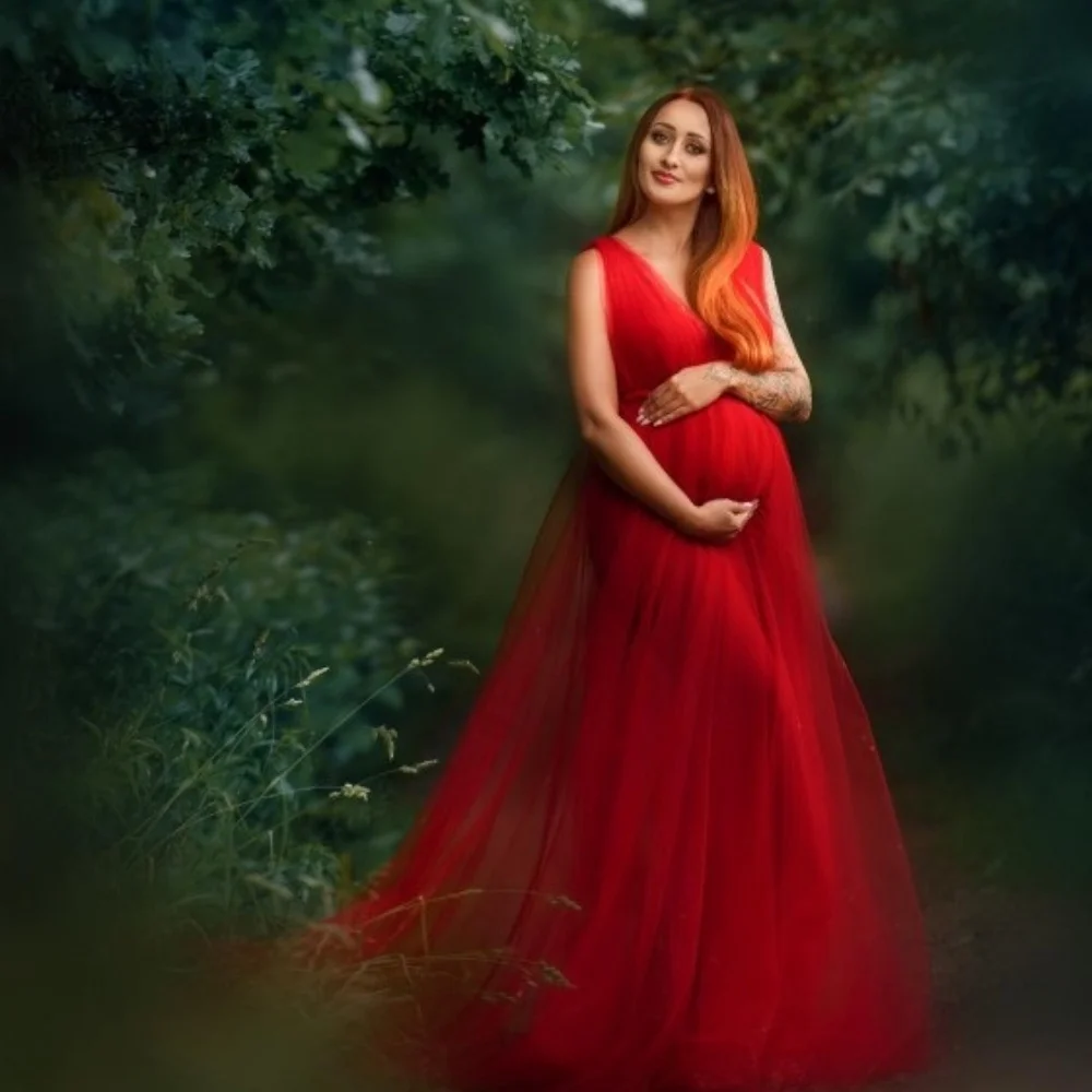 Simple A Line Maternity Dress Deep V Neck Sleeveless Red Bridal Bathrobe Pregnancy Gowns For Babyshower Photoshot Babydoll
Simple A Line Maternity Dress Deep V Neck Sleeveless Red Bridal Bathrobe Pregnancy Gowns For Babyshower Photoshot Babydoll