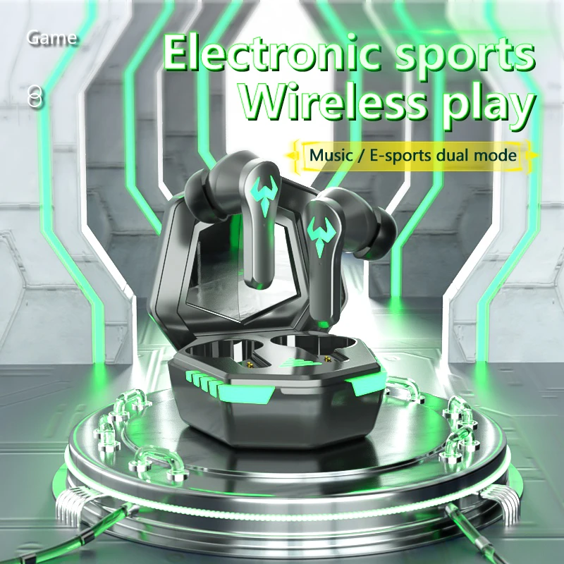 TWS Bluetooth 5.2 Gaming Headphone Low Latency Headsets Waterproof Wireless Earphone Noise Cancelling Earbuds Gamer Charging Box
TWS Bluetooth 5.2 Gaming Headphone Low Latency Headsets Waterproof Wireless Earphone Noise Cancelling Earbuds Gamer Charging Box