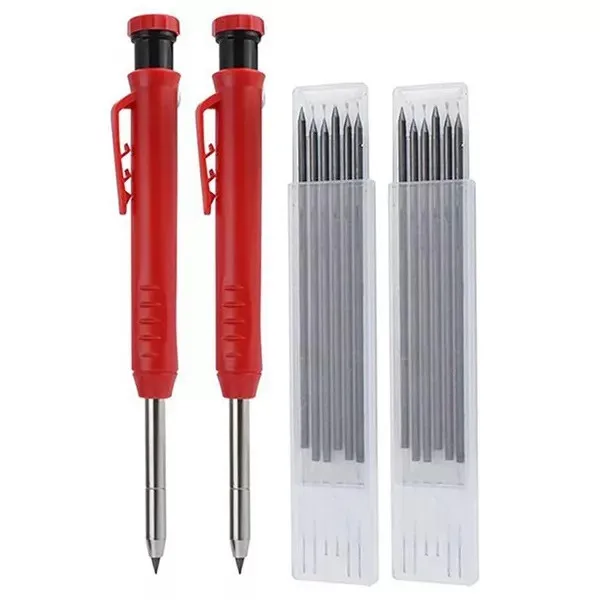 Carpenter Solid Pencils With Built-In Pencil Sharpener ABS+Metal For Woodworking Pencils Marker Pen Drawing Hand Tool Sets
Carpenter Solid Pencils With Built-In Pencil Sharpener ABS+Metal For Woodworking Pencils Marker Pen Drawing Hand Tool Sets