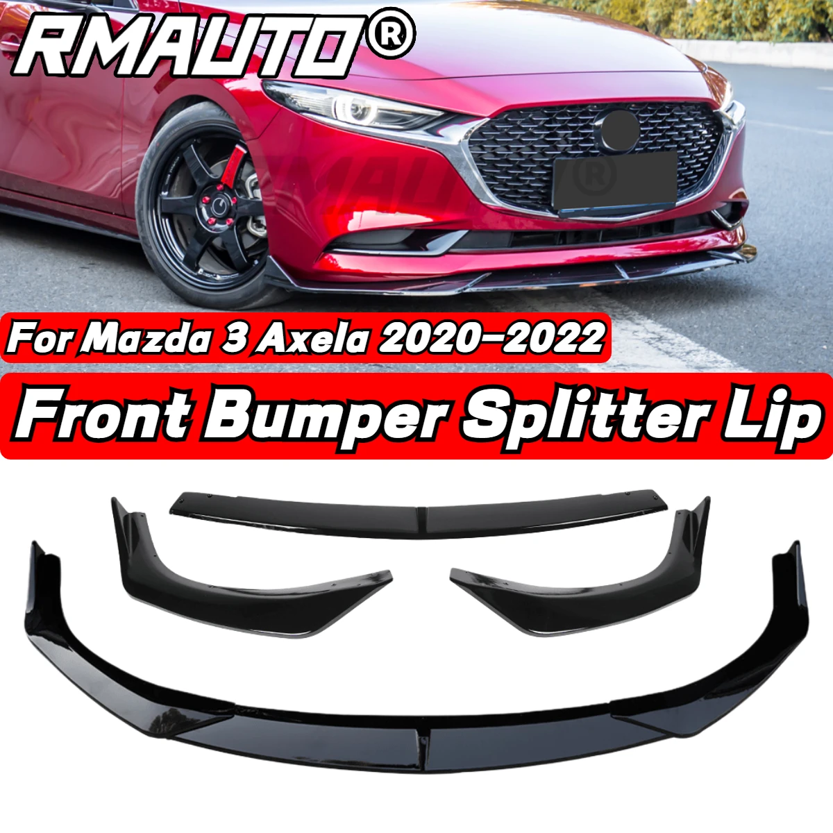3Pcs Carbon Fiber Car Front Bumper Splitter Lip Spoiler Diffuser Lip Apron Trim Body Kit For Mazda 3 Alexa 2020-2022 Accessories
3Pcs Carbon Fiber Car Front Bumper Splitter Lip Spoiler Diffuser Lip Apron Trim Body Kit For Mazda 3 Alexa 2020-2022 Accessories